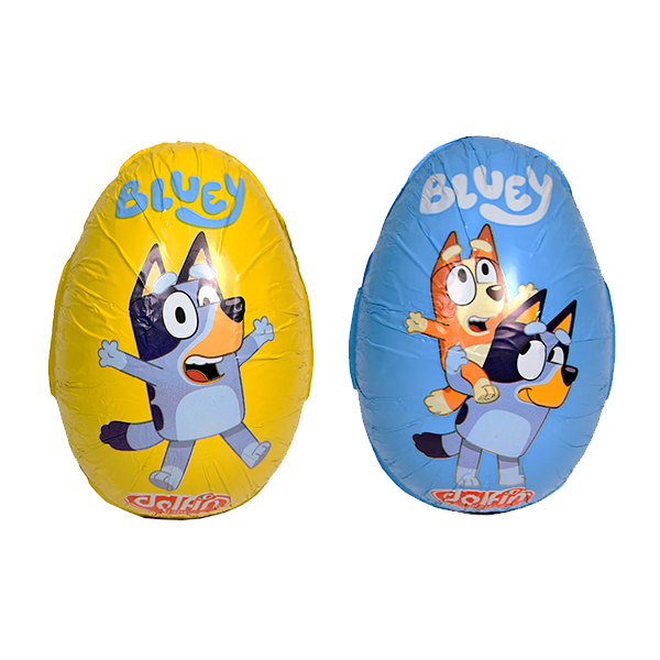 Huevos chocolate Bluey 20 g (24 ud) Cool Candies