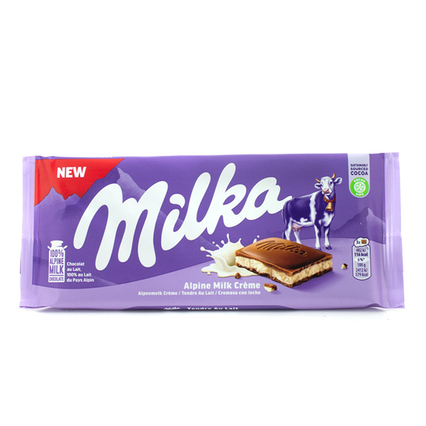 Tableta Milka Alpine Milk Creme 100 g Mondelez