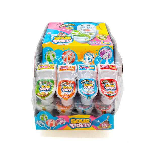 Juguete caramelo en polvo Sour Potty x-treme (24 ud) Disgo