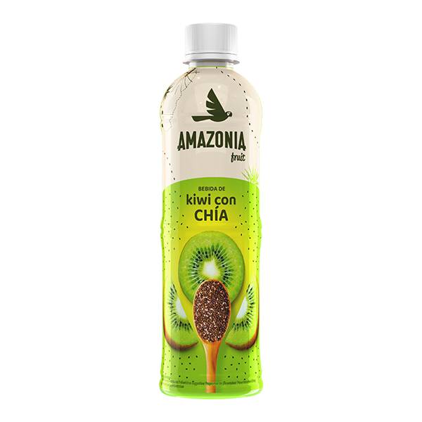 Bebida kiwi con chía 450 ml (24 ud) Amazonia