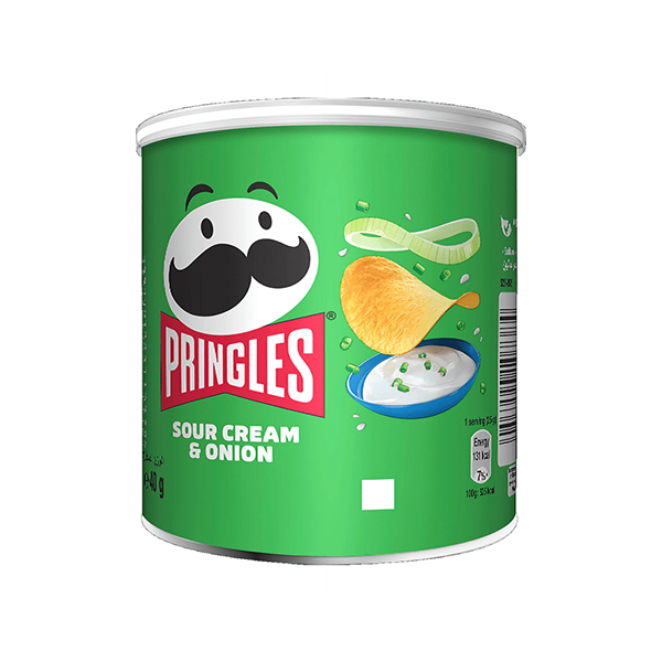Pringles Sour Cream & Onion 40 g (12 ud)