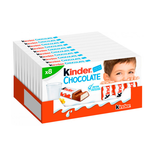 Kinder Chocolate 8 ud (10 ud)
