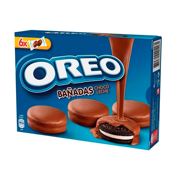 Oreo Bañadas Choco Leche 246 g (10 ud)