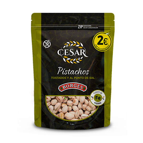 Cesar pistachos 80 g (8 ud) Borges