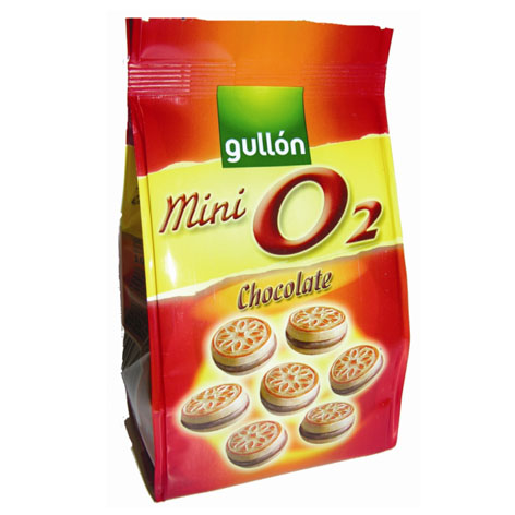 Mini O2 Relleno Choco 100grsx12u