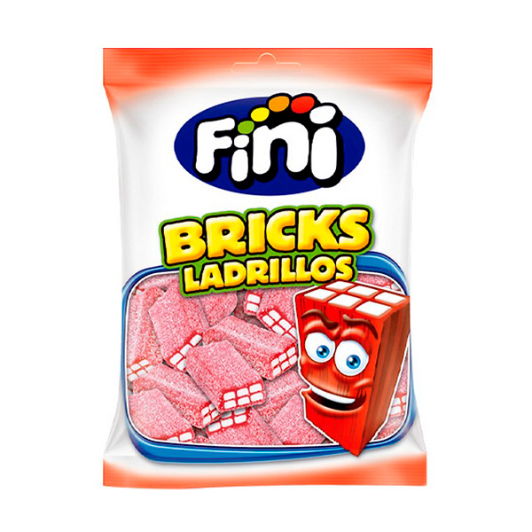Ladrillos Fresa Pica 90 g (12 ud)  Fini