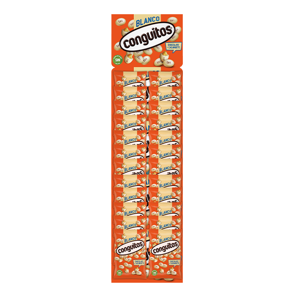 Conguitos blancos panoplia 18 g (24 ud) Lacasa