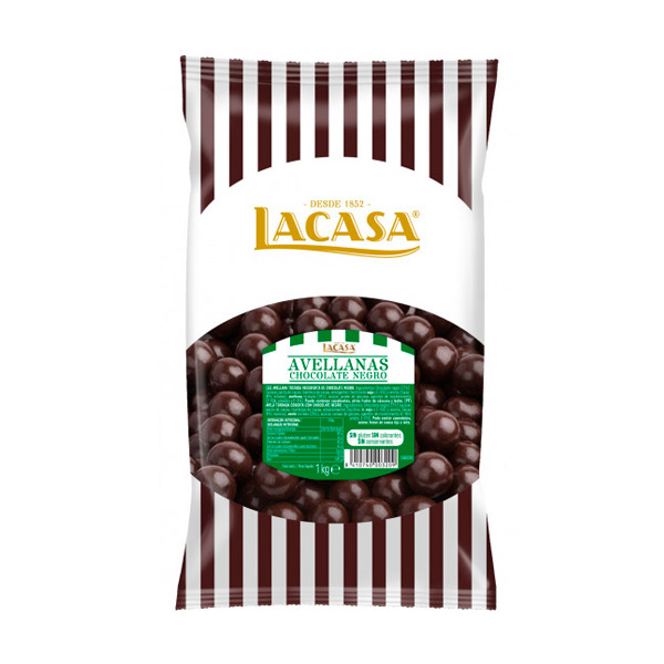 Avellana Chocolate Negro 1 kg Lacasa