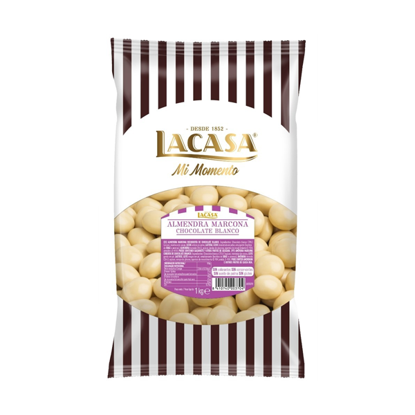 Almendra Marcona Con Chocolate  Blanco 1kg Lacasa