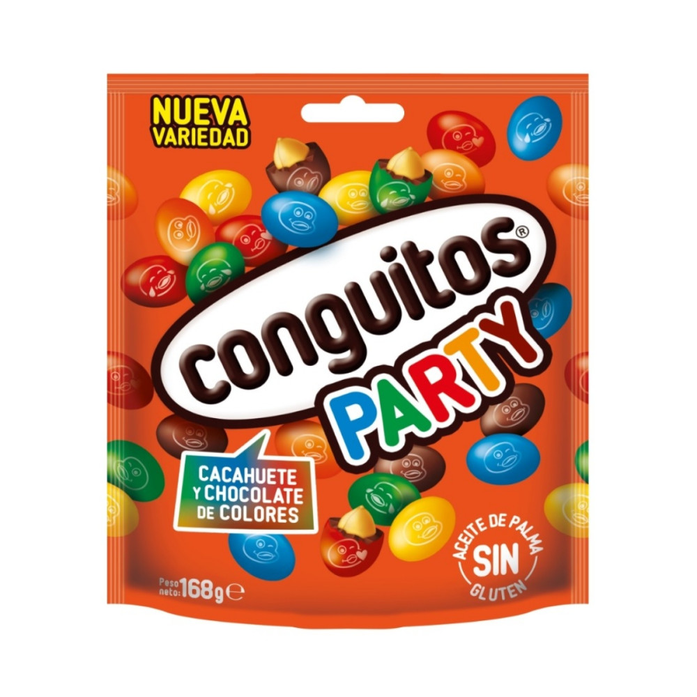 Conguitos Party Doypack 168g (10ud) Lacasa