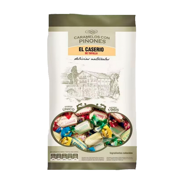 Caramelos Piñones sin azúcar 1 kg El Caserio