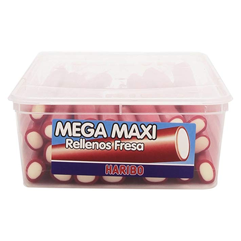 Mega Maxi Relleno Fresa 24und Haribo