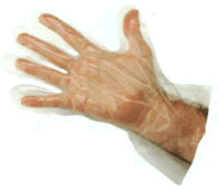 Guantes Plastico 100u