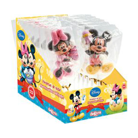 Piruletas Nube Mickey Y Minnie 12u Dekora