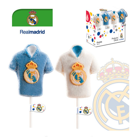 Piruletas Jelly Real Madrid 12 U