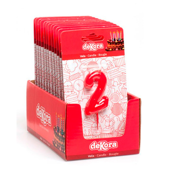 Vela De Cumpleaños Número 2