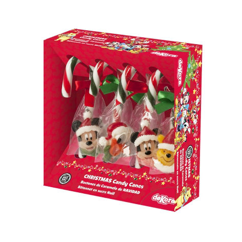 Bastones Caramelo Disney Blister 4x10u  Dekora