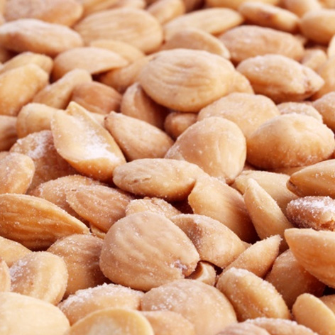Almendras Frita 125grsx12u Horneados Vegetales