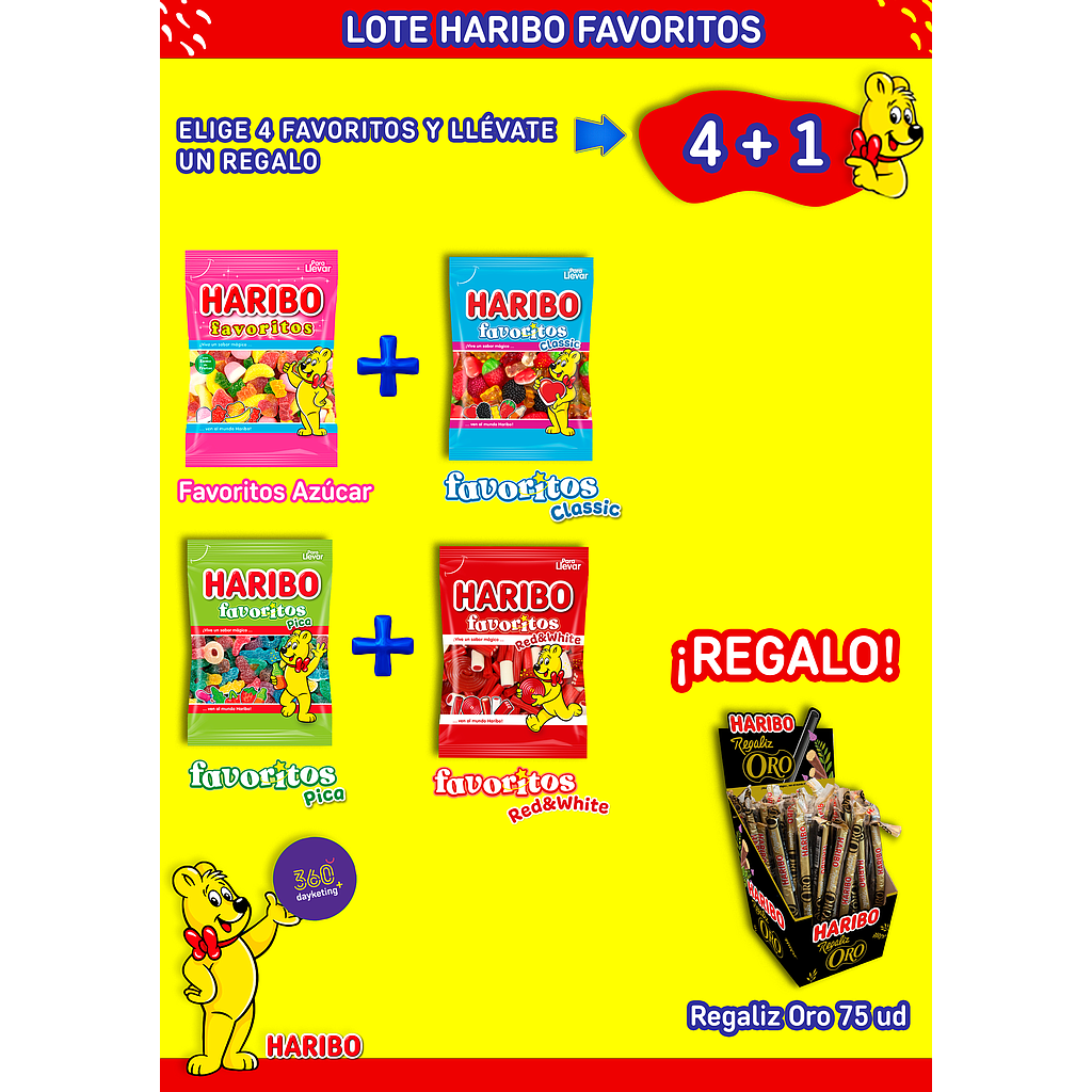 Lote Haribo Favoritos