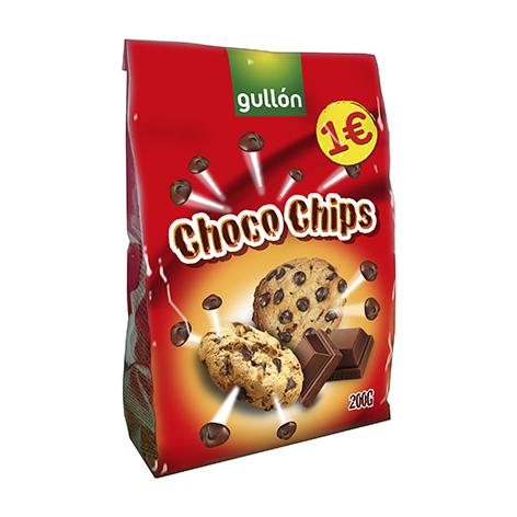 Galletas Choco Chips 175 g (10 ud) de Gullón