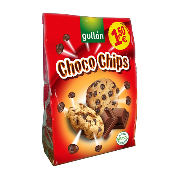 Galletas Choco Chips 175 g (10 ud) de Gullón