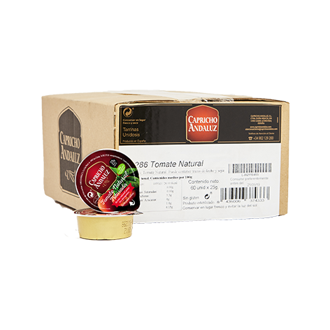 Capricho Caja Tomate Aluminio 60x25gr