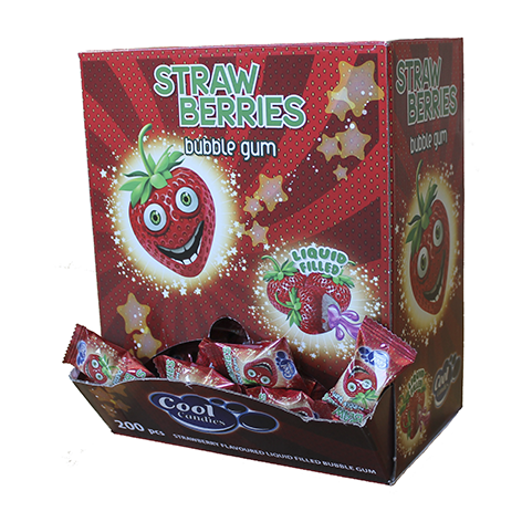 Chicle Infantil  Monopieza  C/A Fresa 4,6 Grs