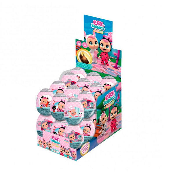Huevos chocolate Cry Babies 24 ud Cool Candies
