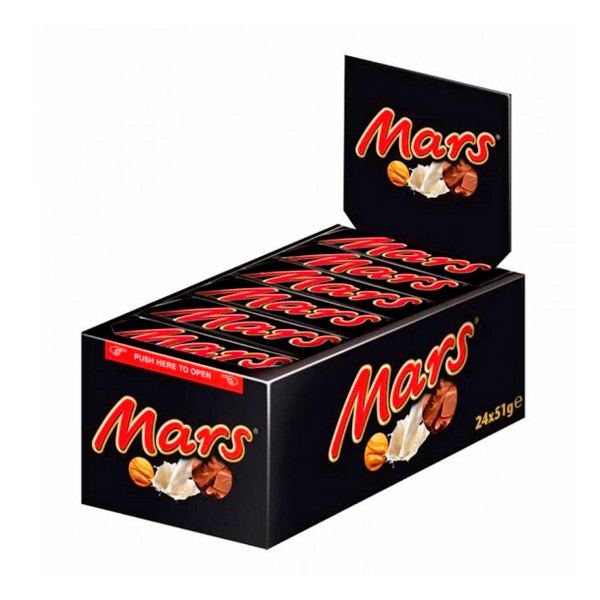 Mars Single 51 g (24 ud)