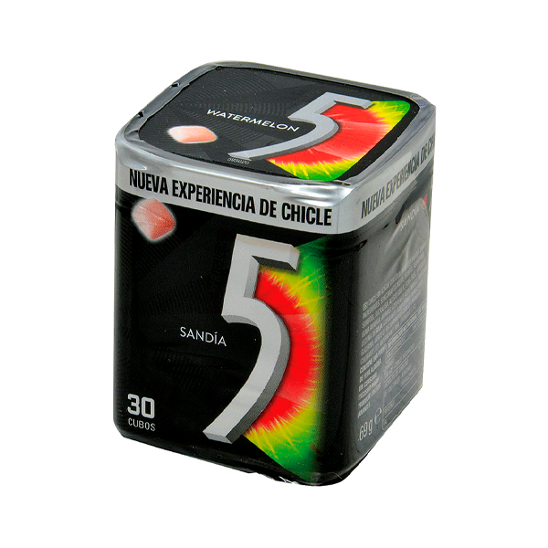 Gragea Sandía Cubo 6 ud Five