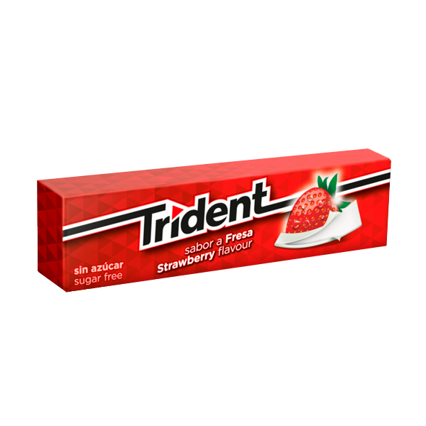 Chicle Fresa Lámina Trident
