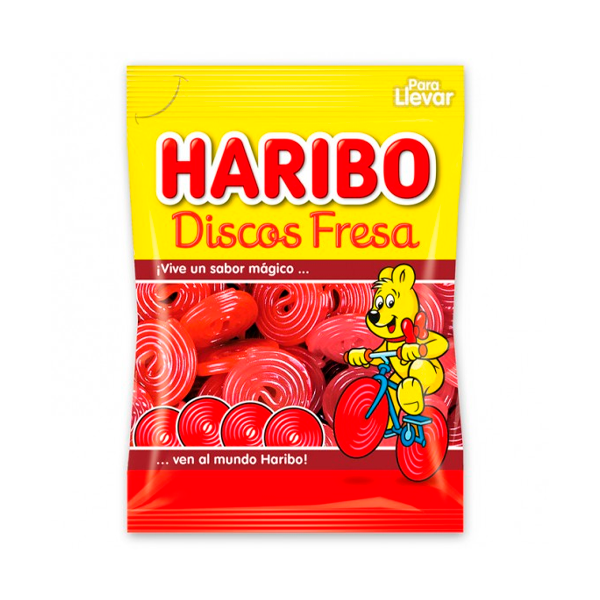 Regaliz Discos Fresa Haribo