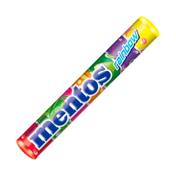 Caramelo Masticable Rainbow Mentos