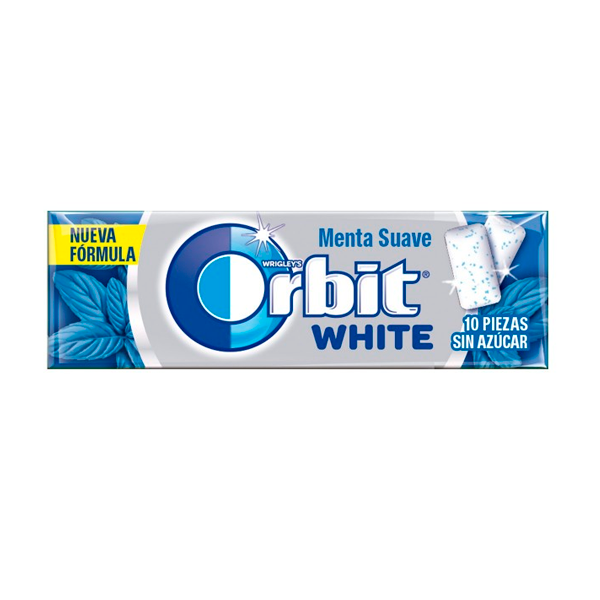 Chicle Menta Suave White Gragea Orbit