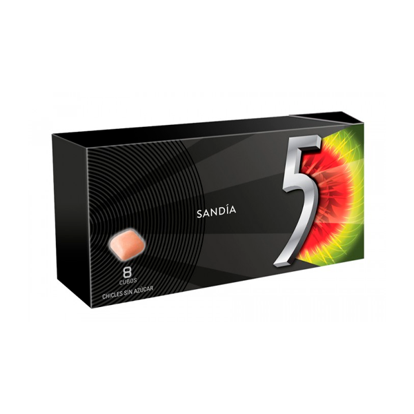 Chicle Sandía Cubos Five