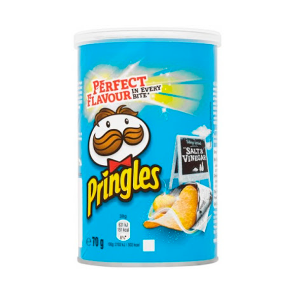 Pringles Sabor Vinagre Y Sal 70 G
