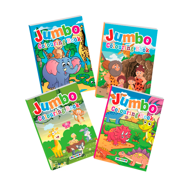 Jumbo Colouring Libro Para Colorear 8u