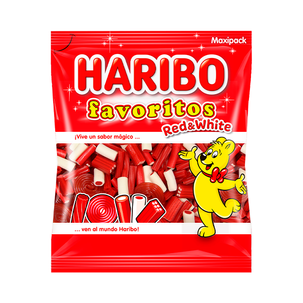 Maxipack Favoritos Red White 1kg Haribo