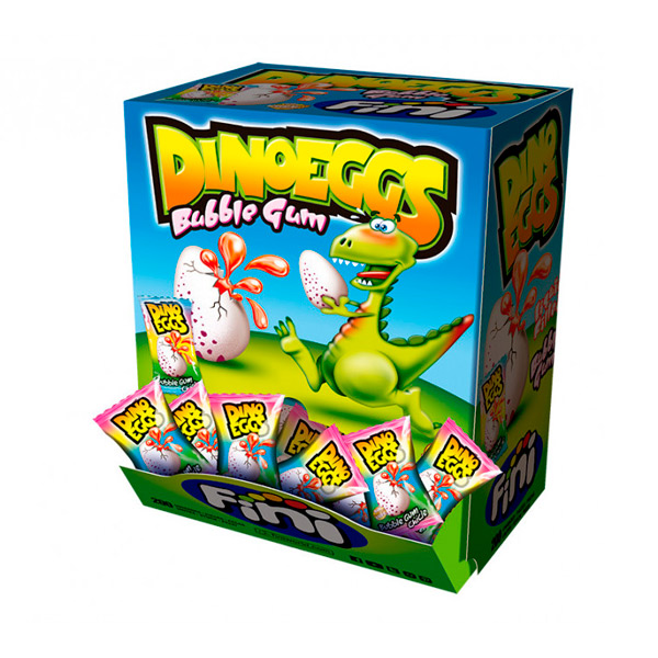 Chicle Dino Eggs 200 ud Fini