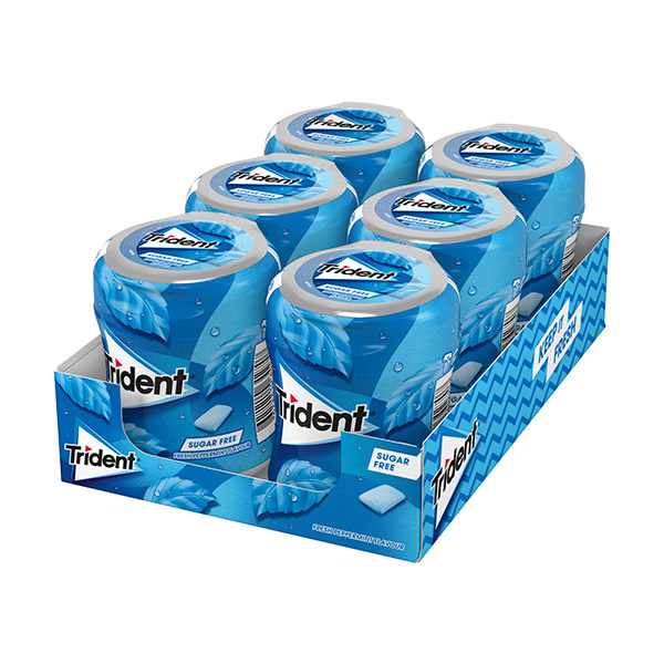 Chicles Menta Bote (6 ud) Trident