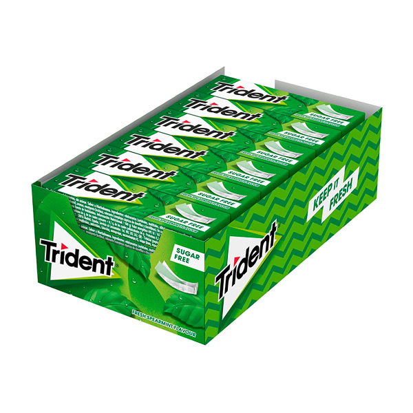Trident Stick Hierbabuena 24 ud