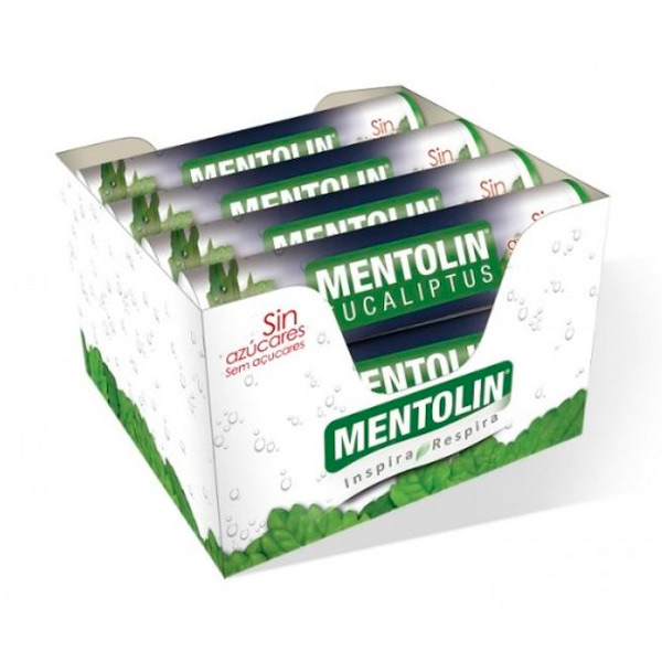 Mentolin Eucalipto sin azúcar 12 ud Lacasa