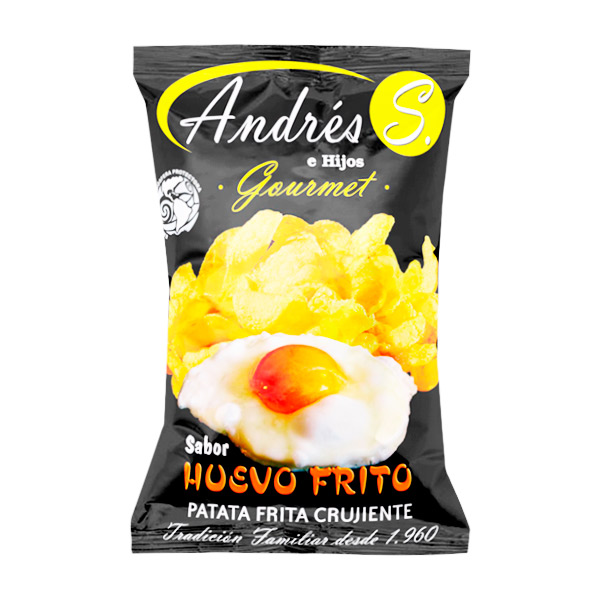 Patatas gourmet huevo frito 110 g (10 ud) Sevilla