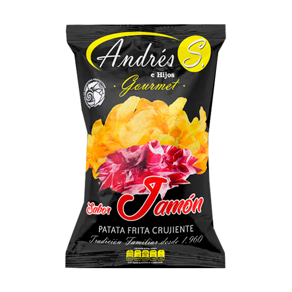 Patatas gourmet jamon iberico 110 g (10 ud) Sevilla