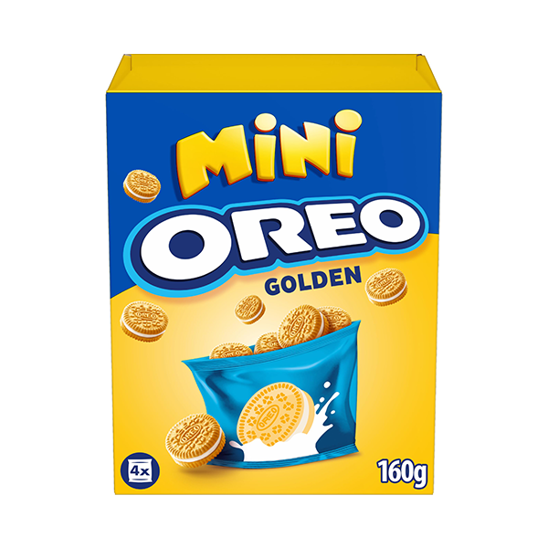 Oreo Mini Golden 160 g (4 ud) Mondelez