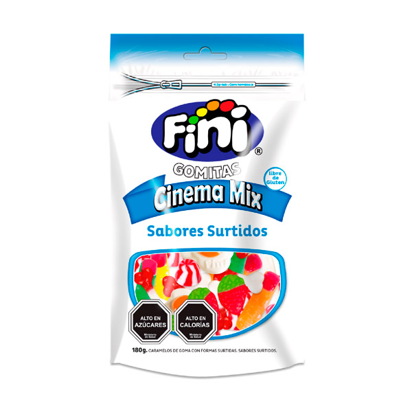 Cinema Mix Doypack 165 g (10 ud) Fini