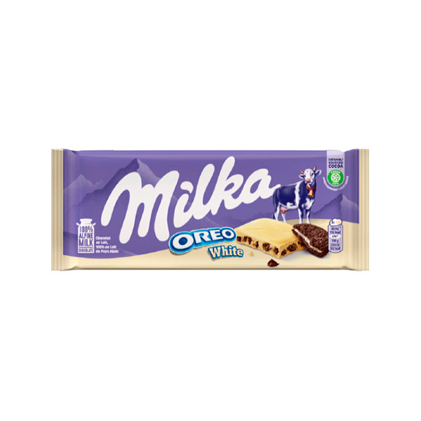 Tableta Milka Oreo blanco 100 g Mondelez