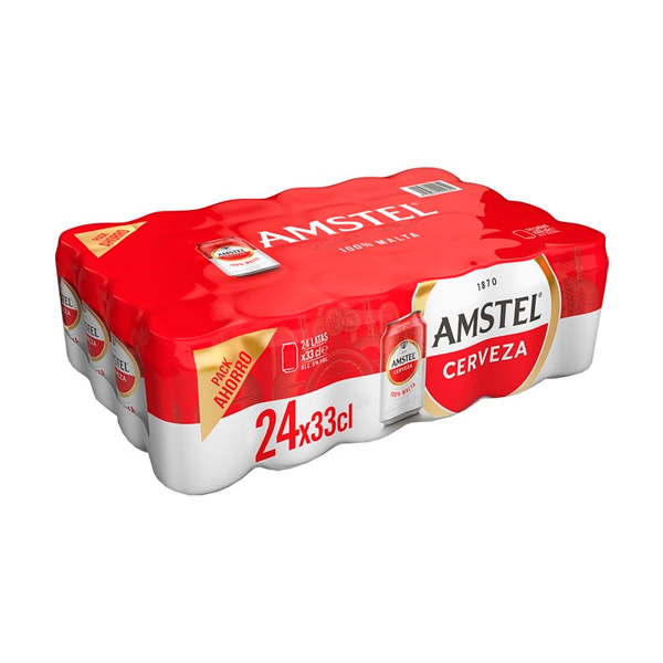 Cerveza 330 ml (24 ud) Amstel