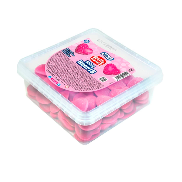 Corazones rellenos 75 ud Vidal