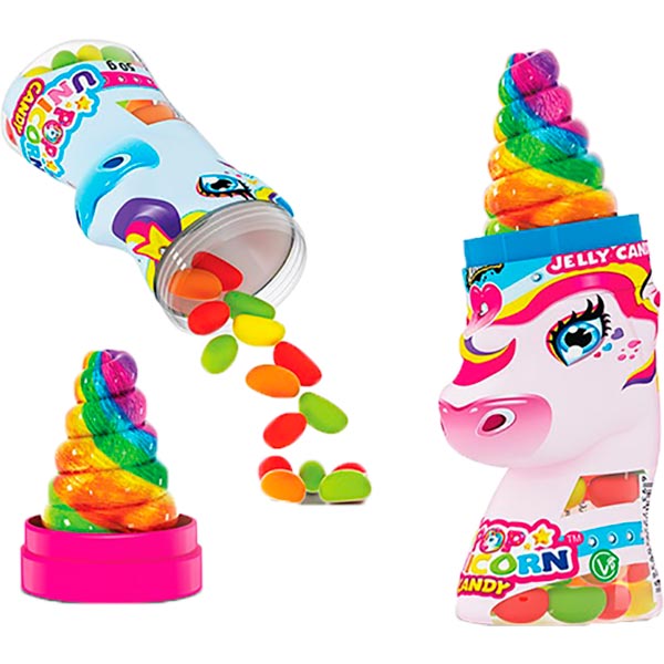 Unicorn Pop Candy Stand 18 ud Disgo